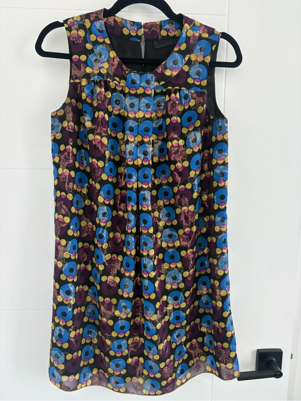 Anna Sui x Target Retro-Style Sleeveless Shift Dress in Multi-Color